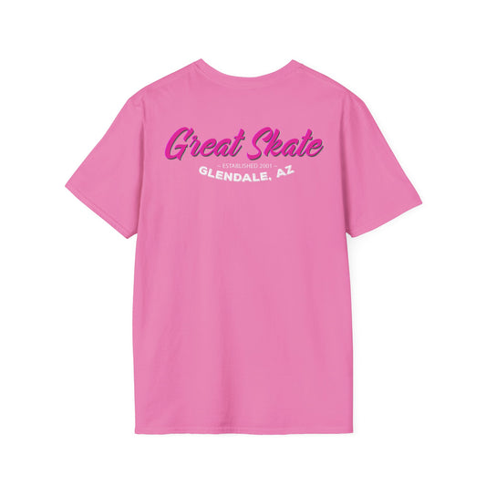 Adult "Skate Life" Paint Splattered Skates T-Shirt - Great Skate, Glendale AZ