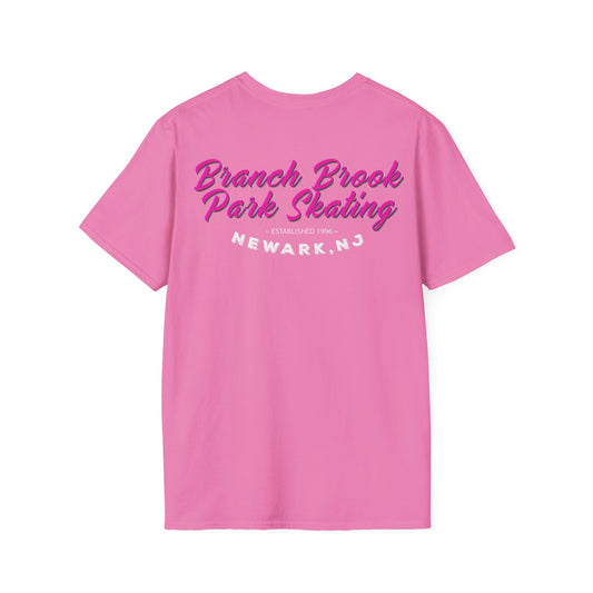 Adult "Skate Life" Paint Splattered Skates T-Shirt - Branch Brook Park Skating