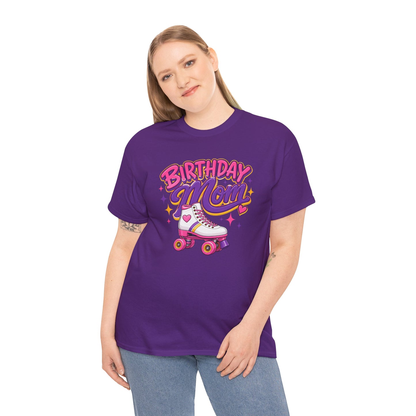 Women's Roller Skating Birthday T-Shirt - Birthday Mom - Retro Skate Tee