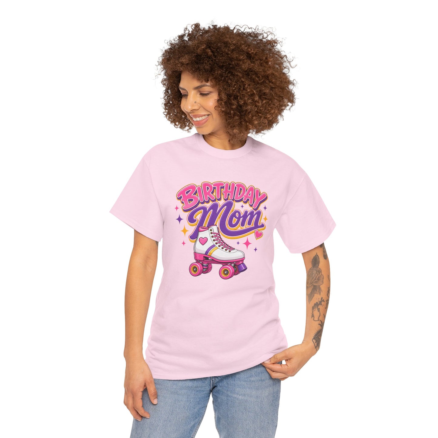 Women's Roller Skating Birthday T-Shirt - Birthday Mom - Retro Skate Tee
