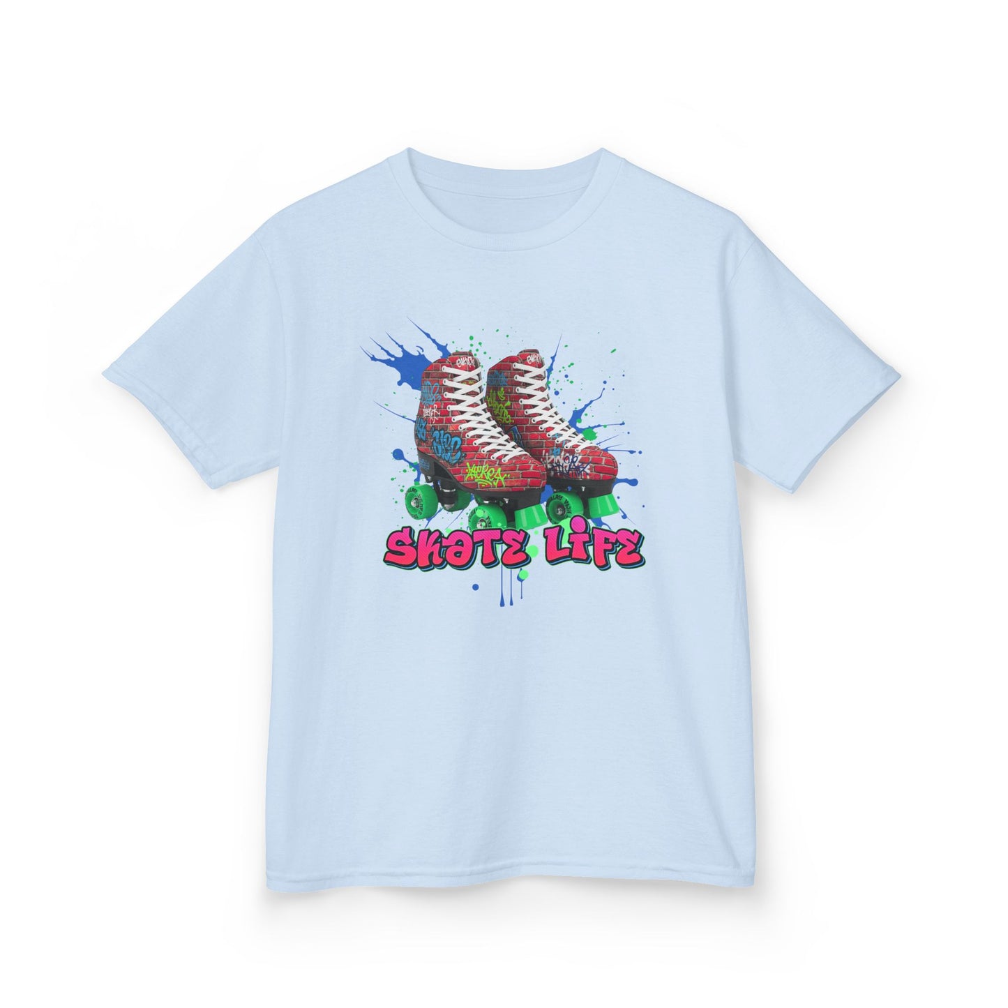 Kid's Roller Skating T-Shirt - Skate Life - Graphic Tee for Boys and Girls