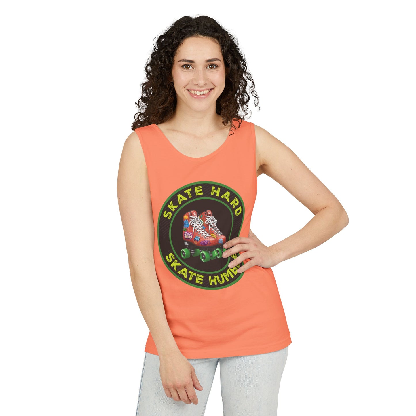 Unisex, Skate Hard, Skate Humble, Tank Top