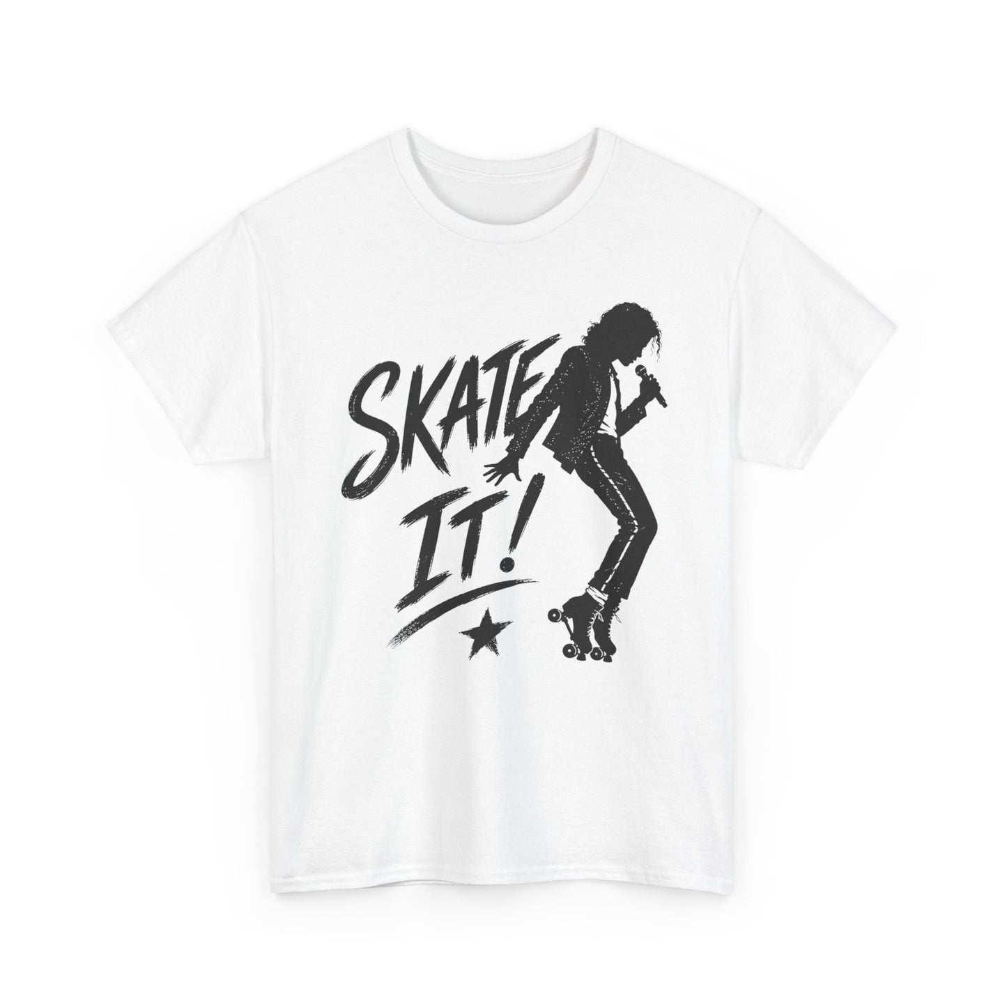 Skate the Night Away T-Shirt – Retro Roller Skating Graphic Unisex Shirt