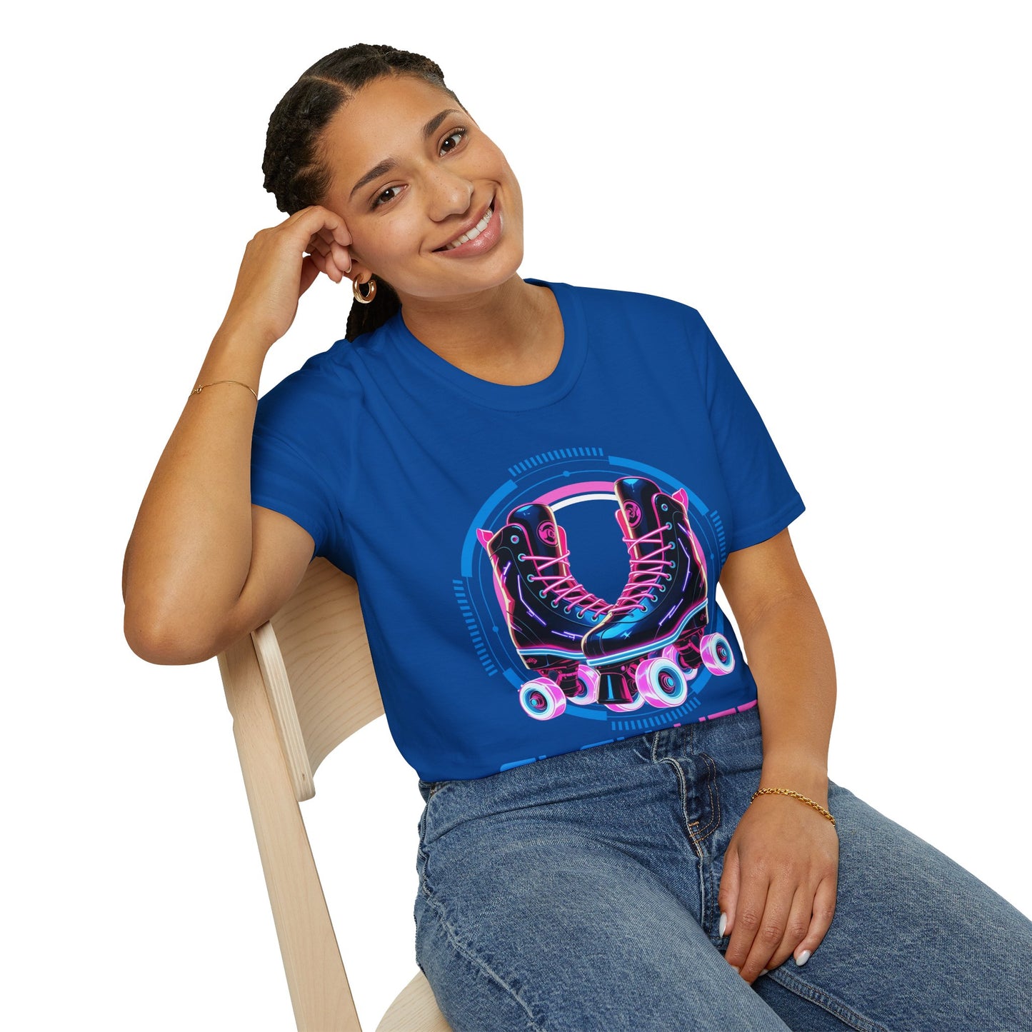 Adult "Flex Vibe Roller Skate" T-Shirt - United Skates of America - Clovis, CA