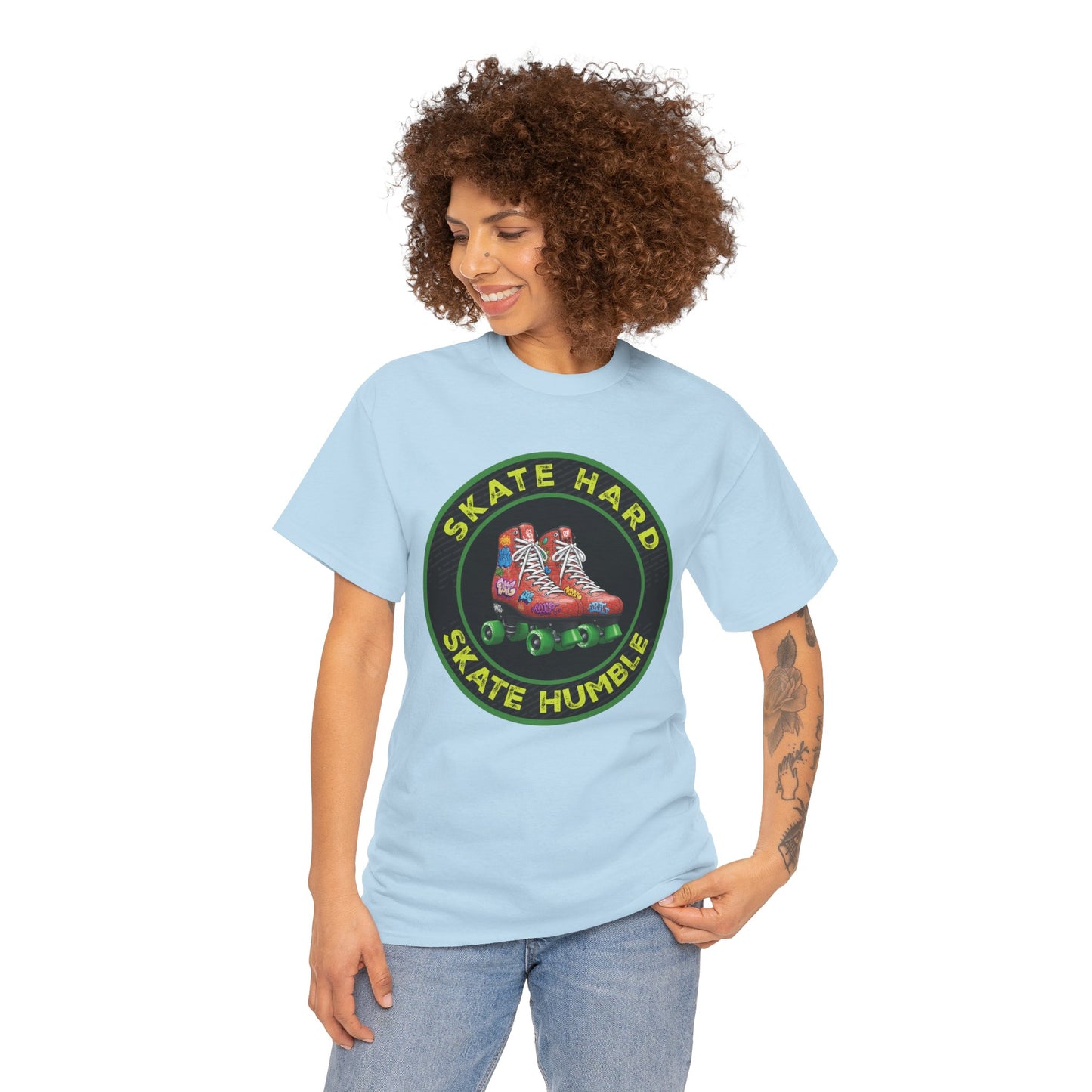 Adult "Skate Hard Skate Humble" Roller Skating T-Shirt