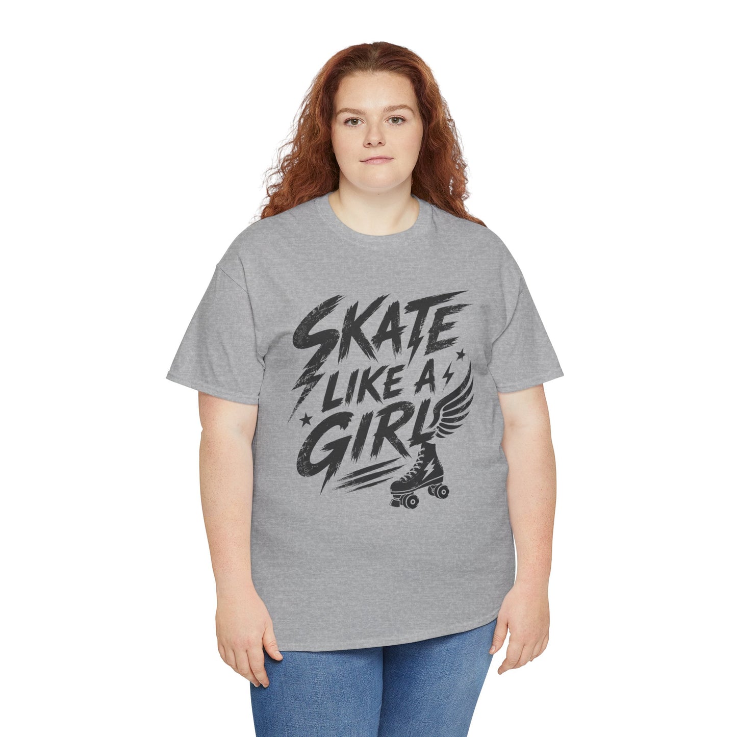 Adult Skate Like a Girl Women's T-Shirt | Roller Skating, Roller Derby Girl & Rink Life Tee