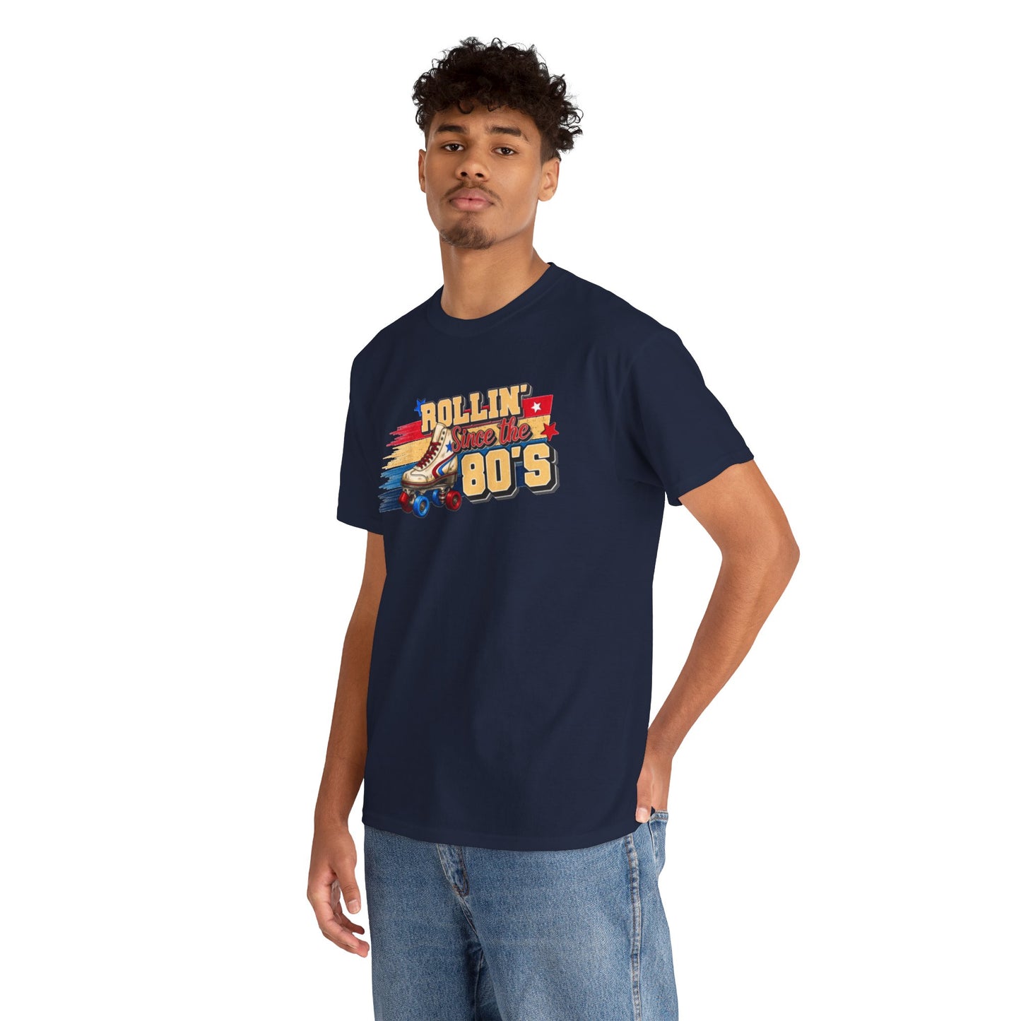 Rollin' Since the 80's - Retro Roller Skating T-Shirt – Vintage Quad Roller Skate Graphic Tee