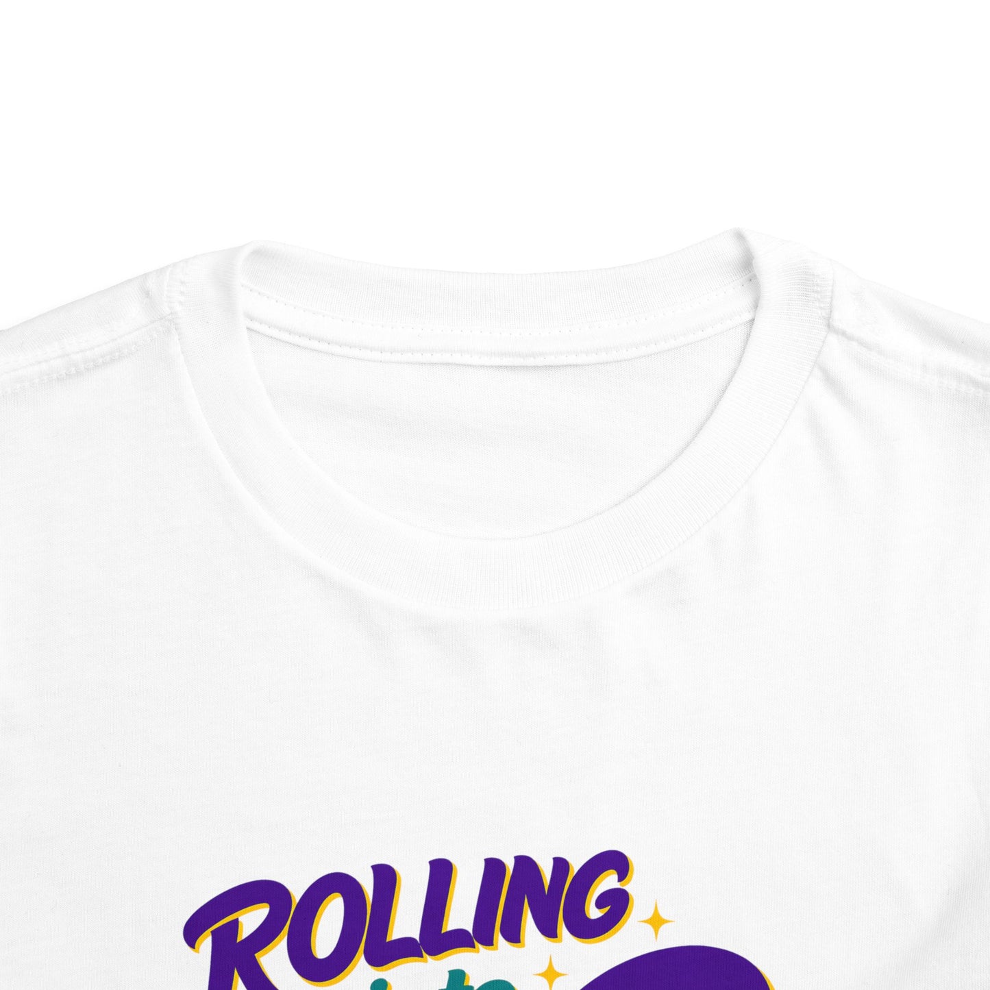 Kid's  "Rolling Into 3 " Birthday T-Shirt for 3 Year Old Child, Roller Skating Tee