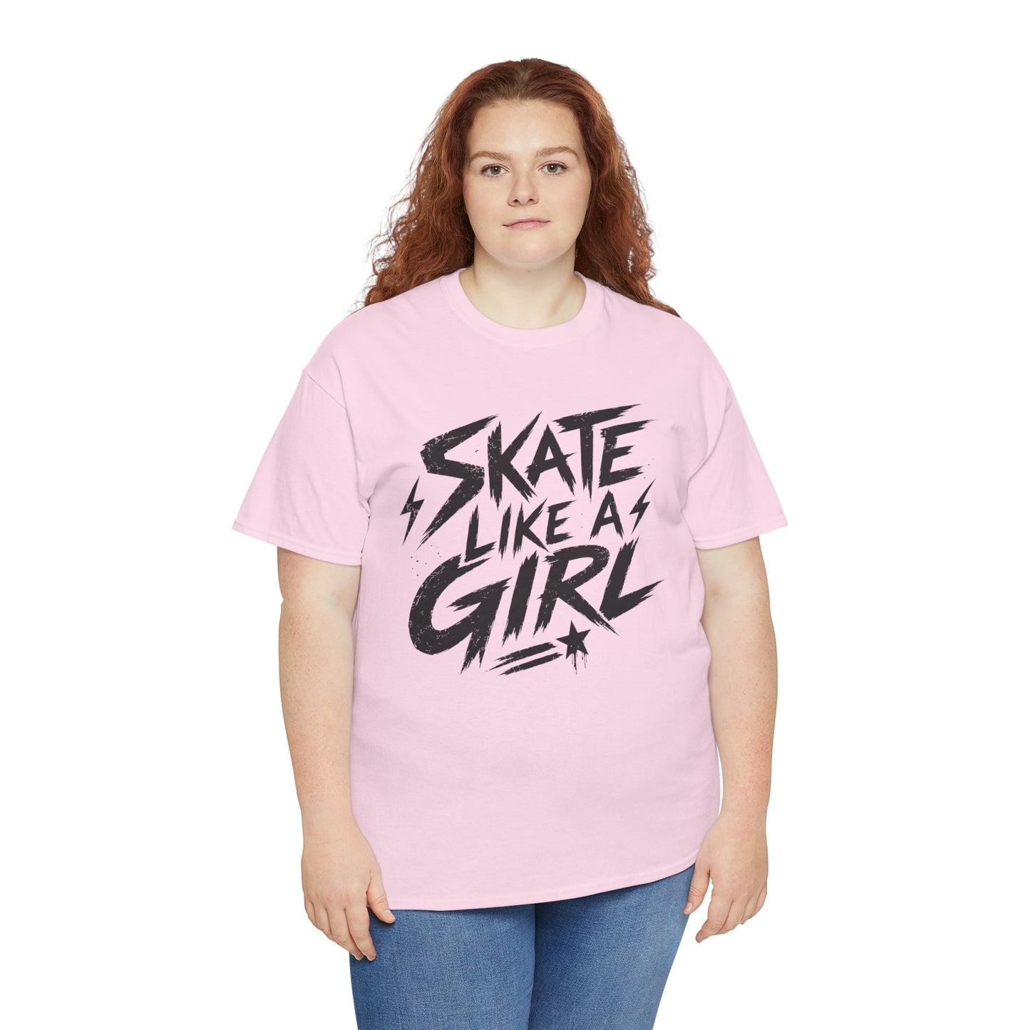 Adult Skate Like a Girl T-Shirt for Women | Roller Skating, Roller Derby, Ice Skating & Hockey Tee