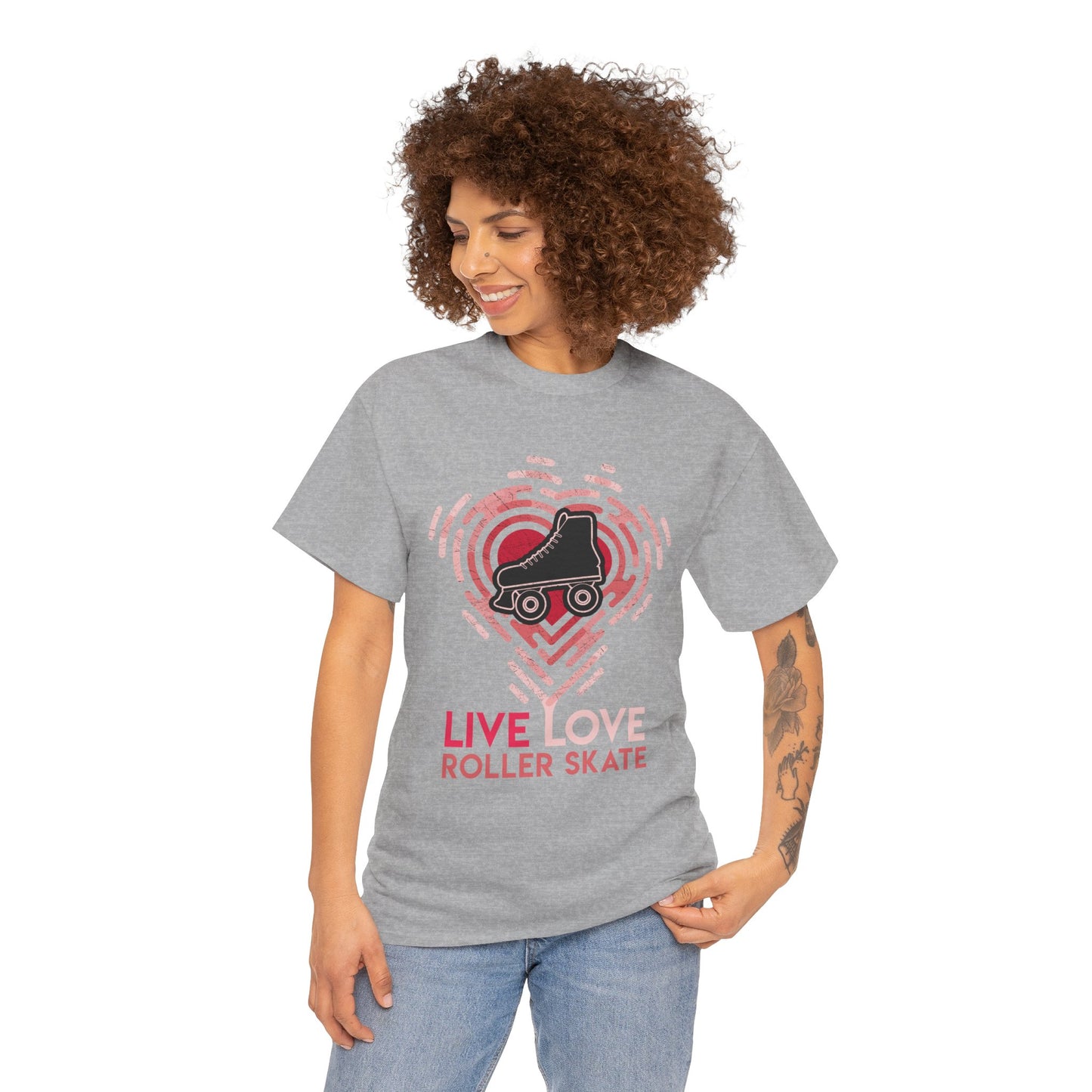 Women's "Live Love Roller Skate" Roller Skaters T-Shirt