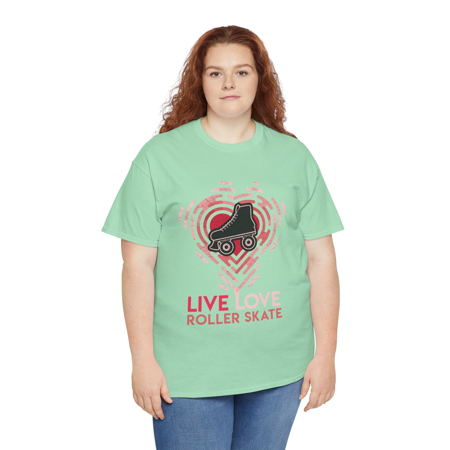 Women's "Live Love Roller Skate" Roller Skaters T-Shirt