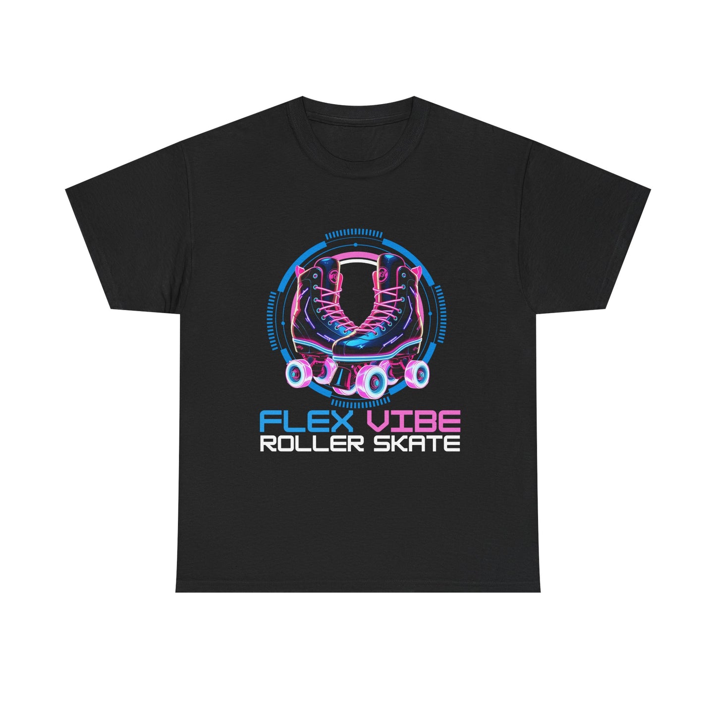 Unisex "Flex Vibe Roller Skate" T-Shirt for Adults