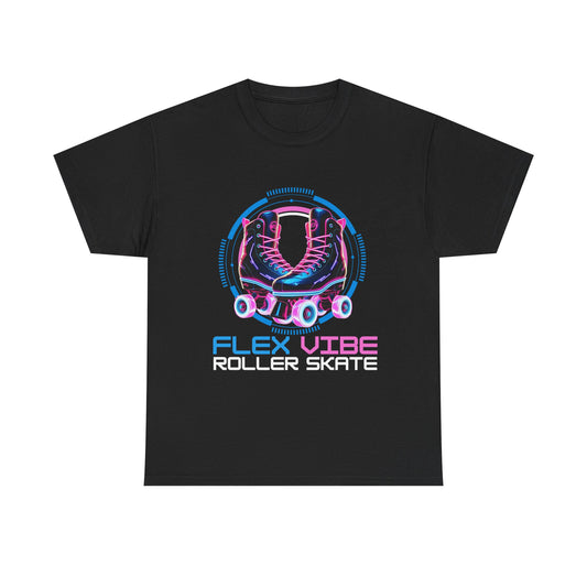 Unisex "Flex Vibe Roller Skate" T-Shirt for Adults