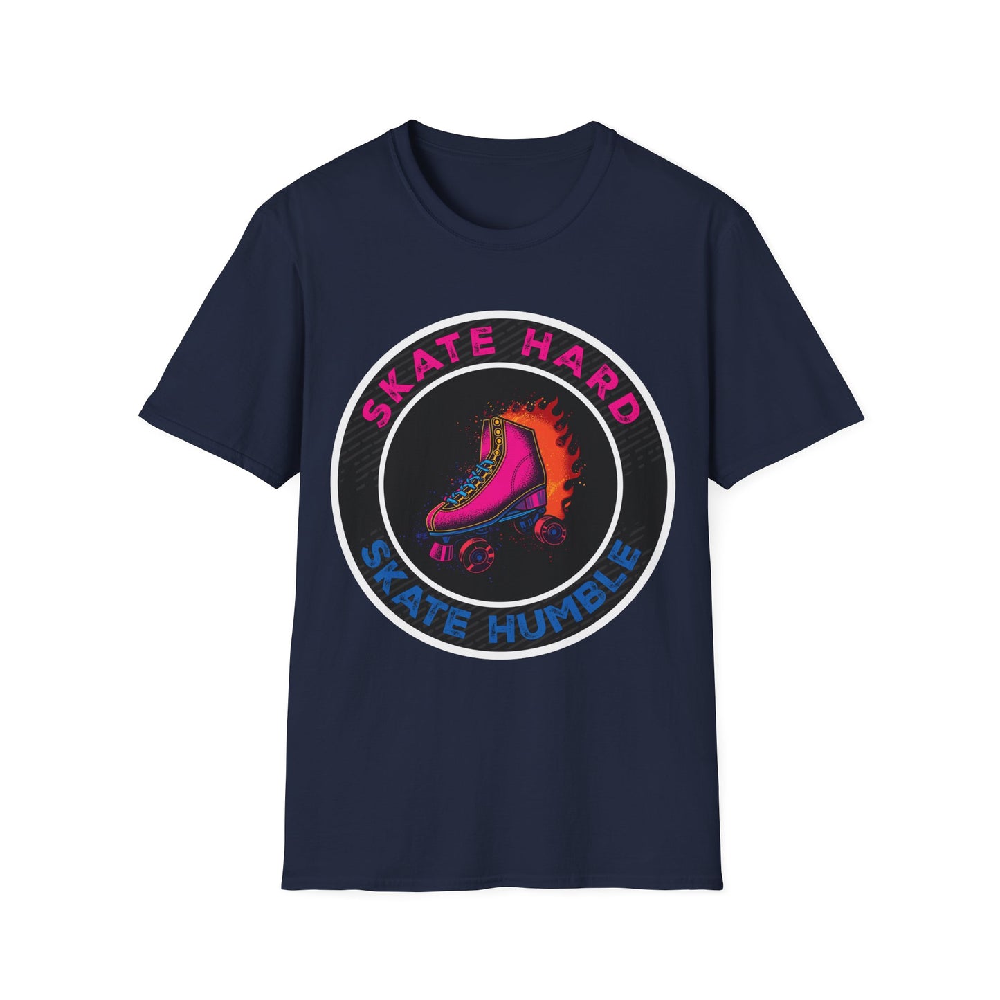 Adult "Skate Hard Skate Humble" T-Shirt - Millennium Skate World Camden, NJ