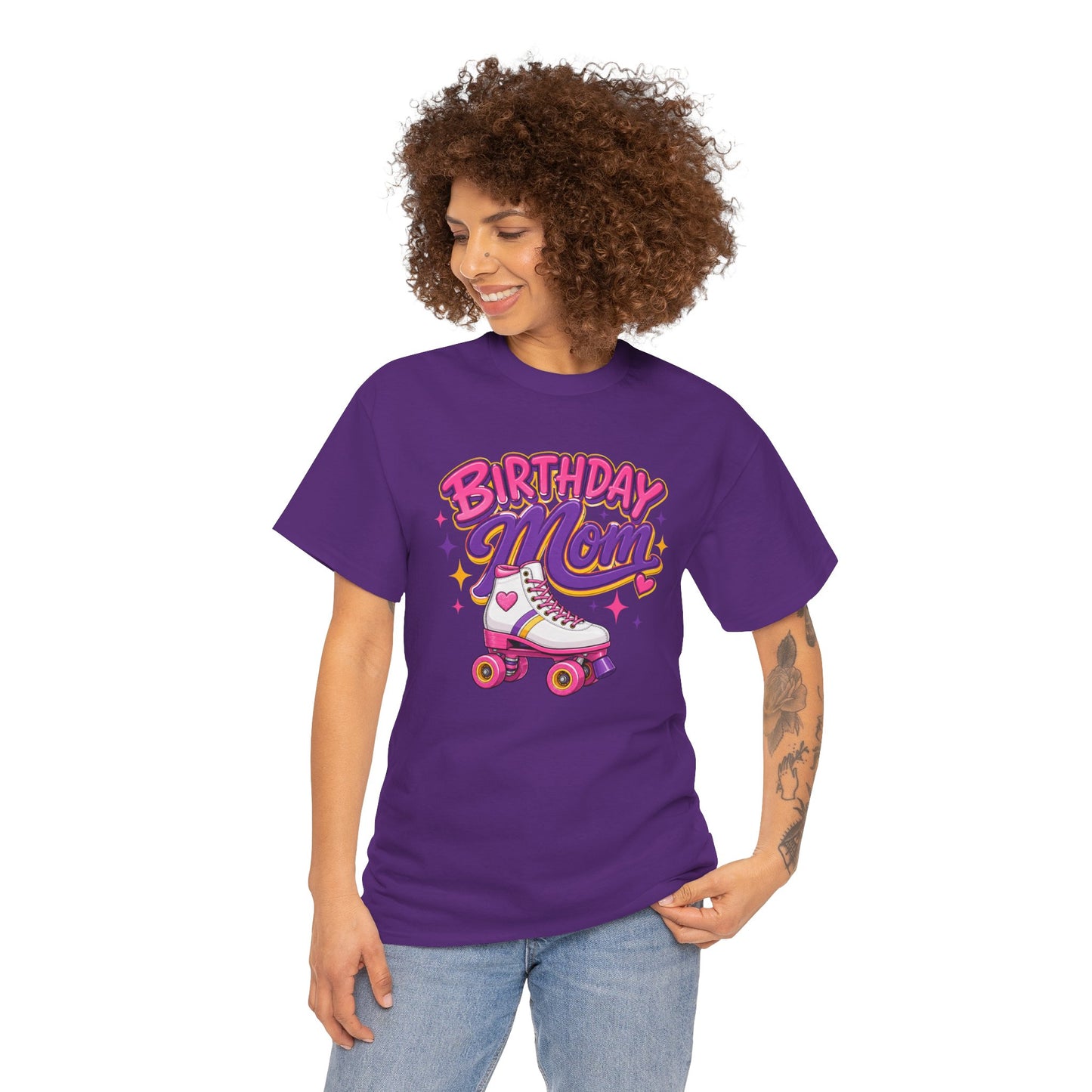 Women's Roller Skating Birthday T-Shirt - Birthday Mom - Retro Skate Tee