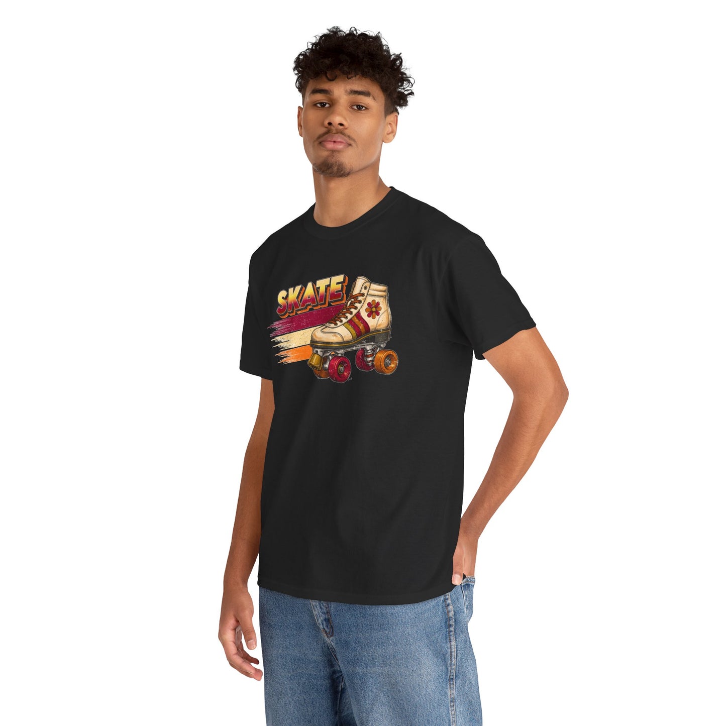 Retro Roller Skate T-Shirt | Unisex Vintage Quad Skating Graphic Tee | 70s 80s Inspired Roller Skate Shirt