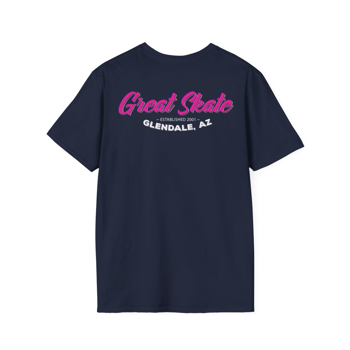 Adult "Flex Vibe Roller Skate" T-Shirt - Great Skate Glendale, AZ