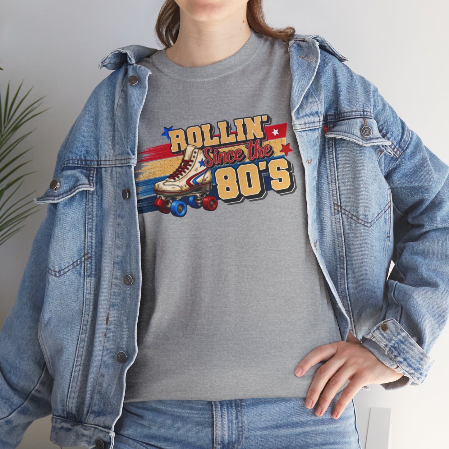 Rollin' Since the 80's - Retro Roller Skating T-Shirt – Vintage Quad Roller Skate Graphic Tee