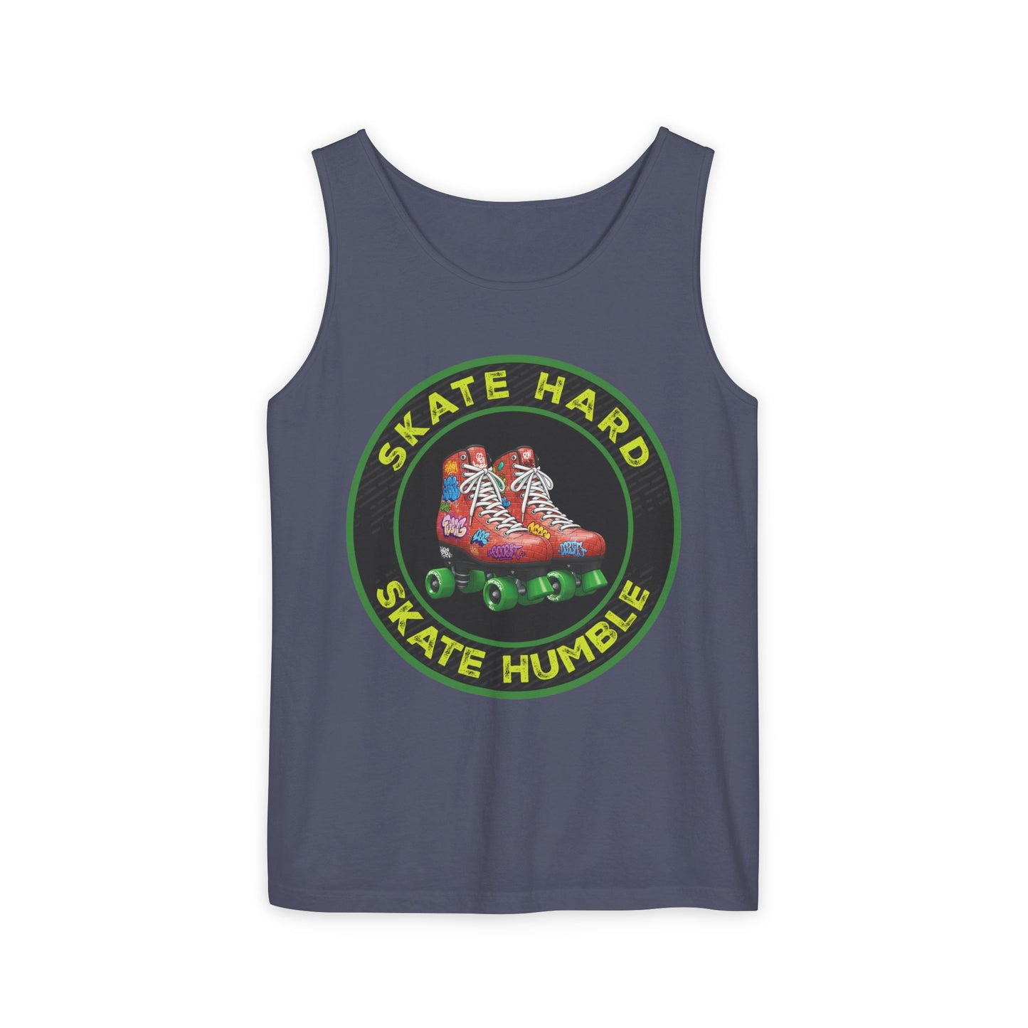 Unisex, Skate Hard, Skate Humble, Tank Top