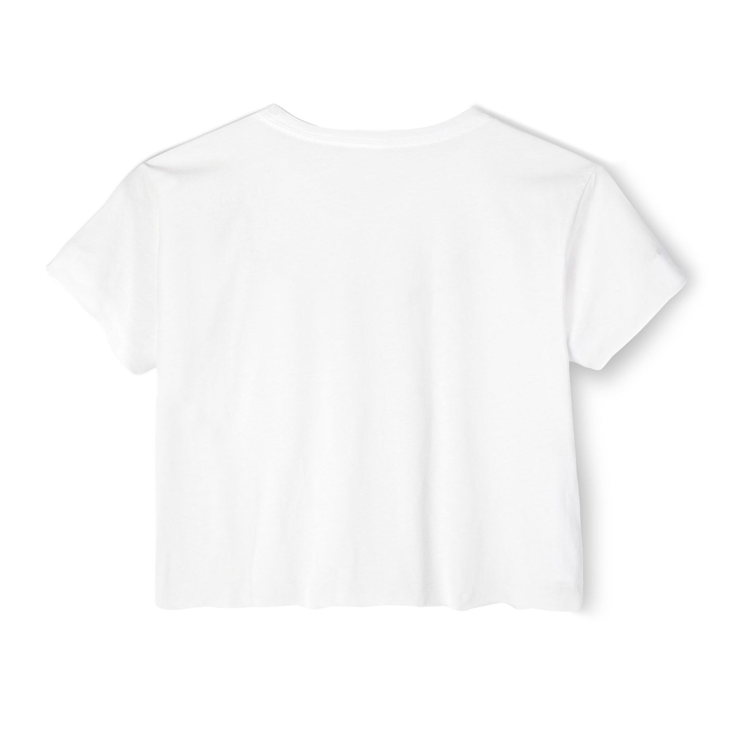 Women's Roller Skating Crop Top T-Shirt - Skate Like a Girl - Bubble Letter Graphic Tee