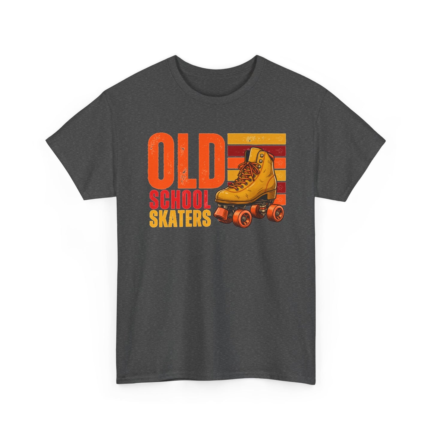 Old School Skaters Retro Roller Skating T-Shirt - Vintage Graphic Tee - 70s 80s Retro Skating Shirt