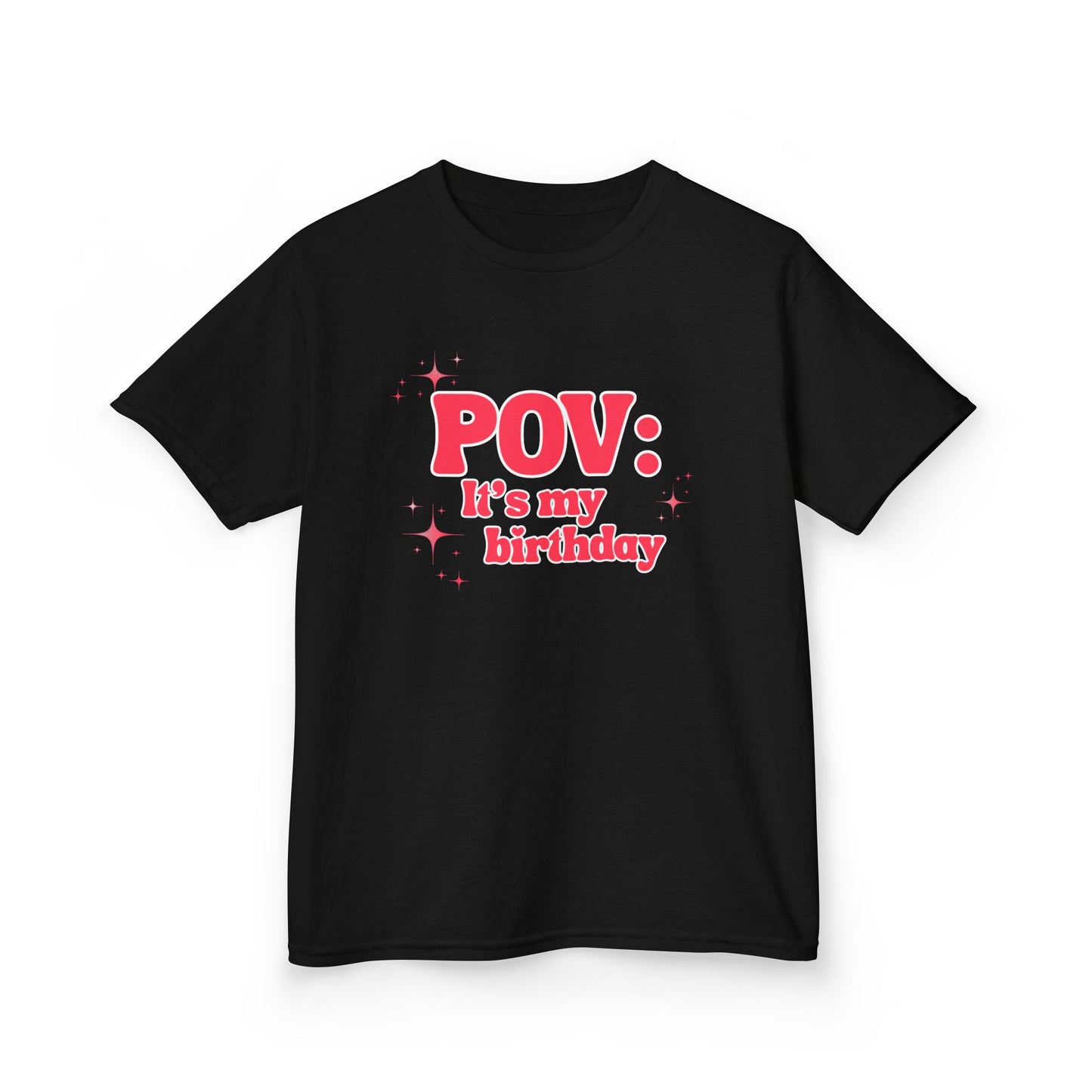 Girl's Roller Skating Birthday T-Shirt - POV It’s My Birthday - Skater Tee for Kids