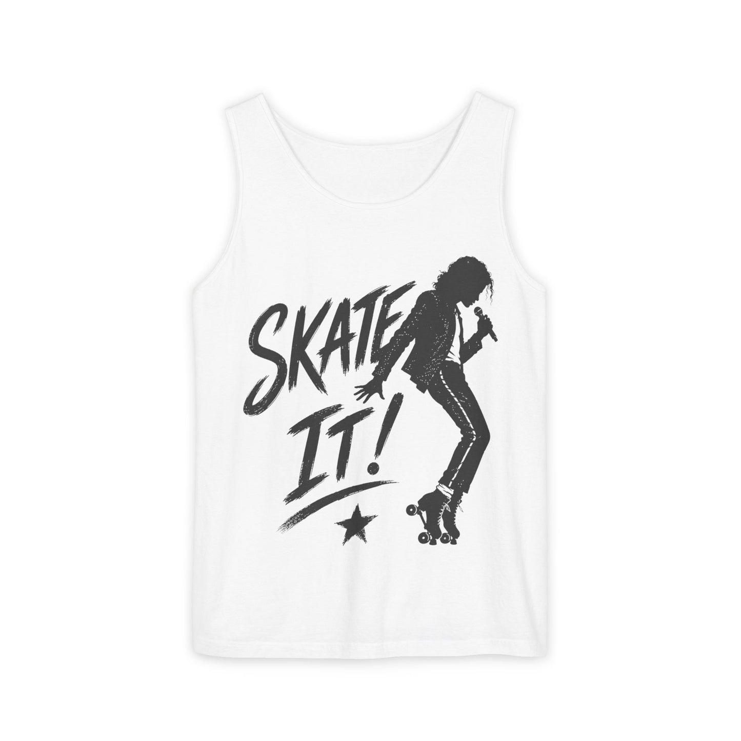 Unisex Tank Top - Skate It – Retro Roller Skating Graphic Tee for Men and Women