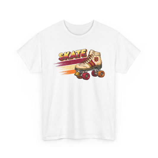 Retro Roller Skate T-Shirt | Unisex Vintage Quad Skating Graphic Tee | 70s 80s Inspired Roller Skate Shirt
