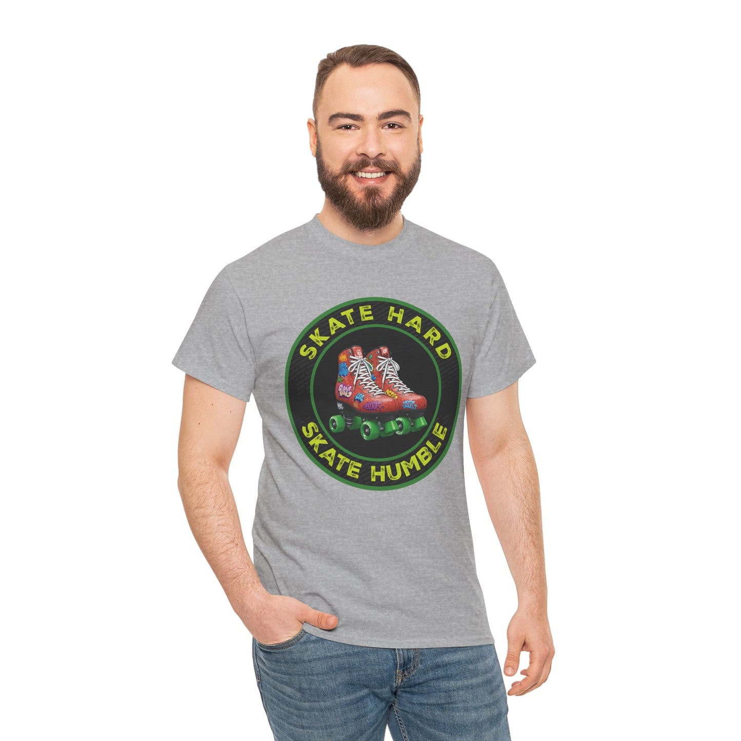 Men's "Skate Hard Skate Humble" Roller Skating T-Shirt