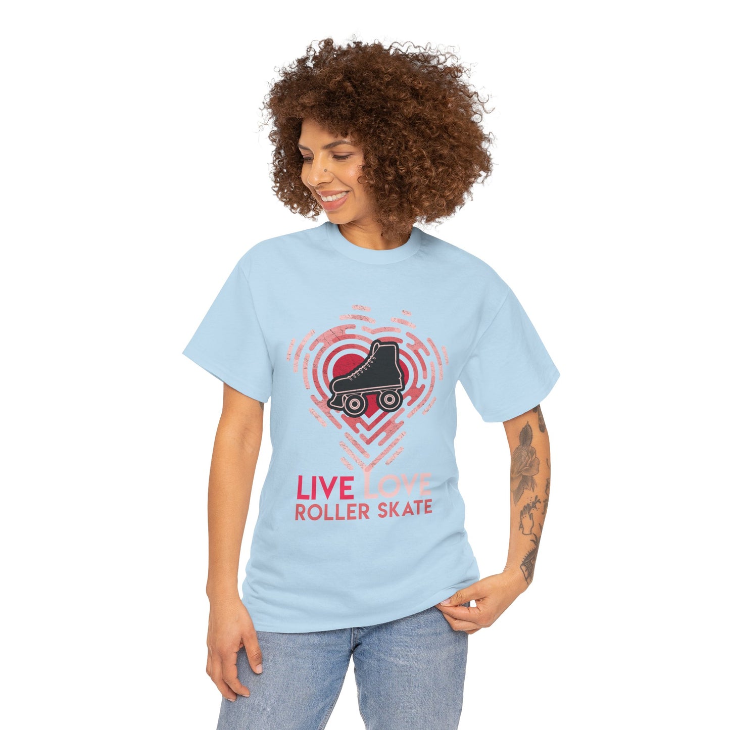 Women's "Live Love Roller Skate" Roller Skaters T-Shirt