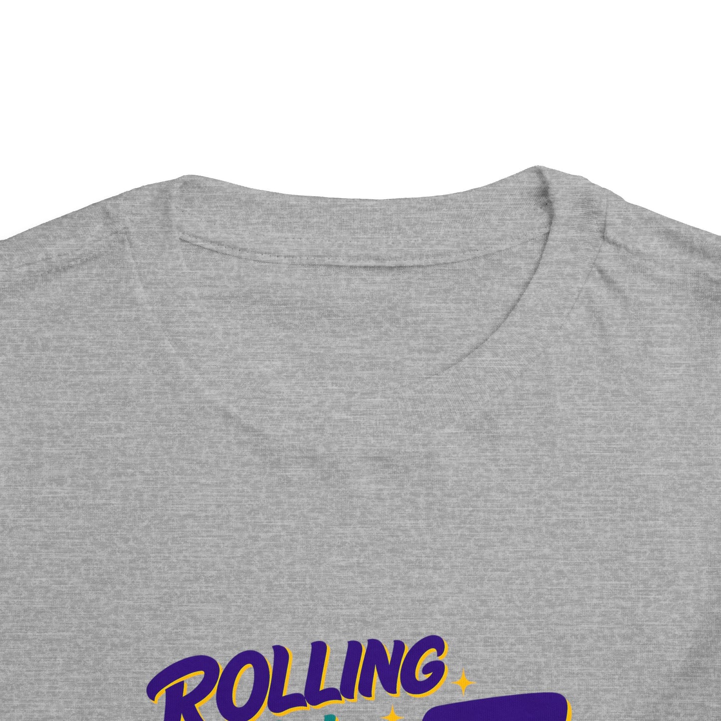 Kid's  "Rolling Into 5 " Birthday T-Shirt for 5 Year Old Child, Roller Skating Tee