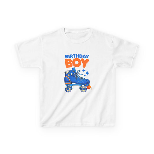 Boy's Birthday Roller Skating T-Shirt - Birthday Boy - Kids Tee for Skating Rink