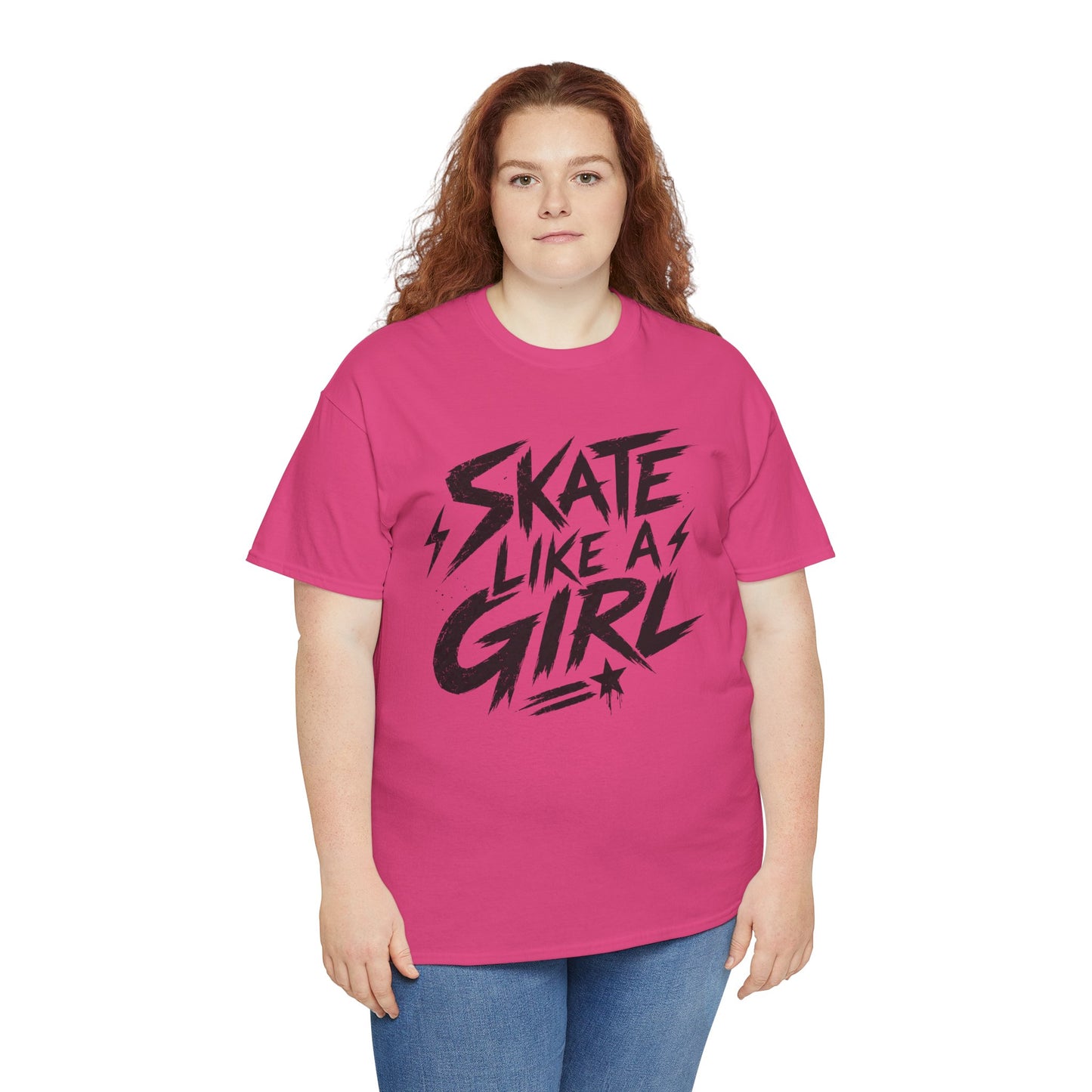 Adult Skate Like a Girl T-Shirt for Women | Roller Skating, Roller Derby, Ice Skating & Hockey Tee