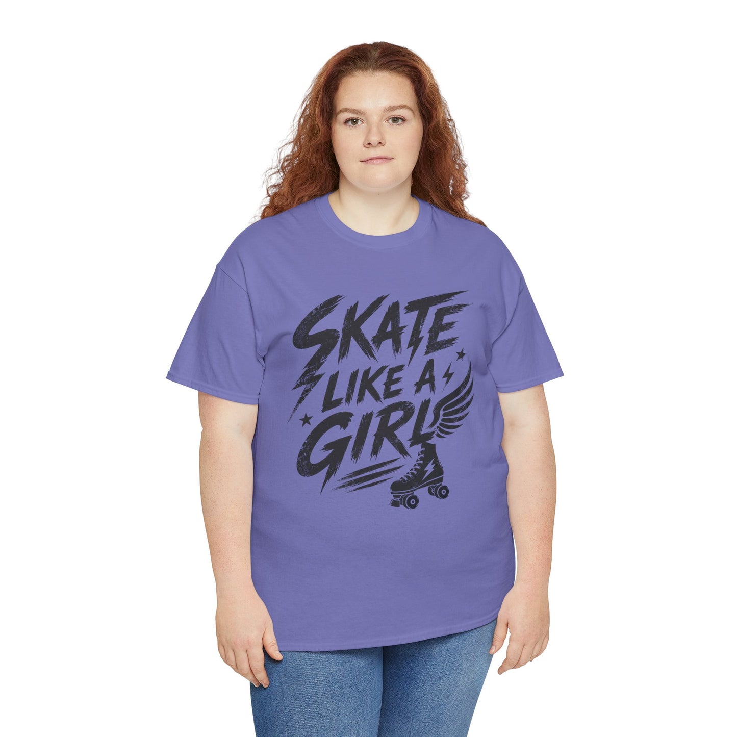 Adult Skate Like a Girl Women's T-Shirt | Roller Skating, Roller Derby Girl & Rink Life Tee