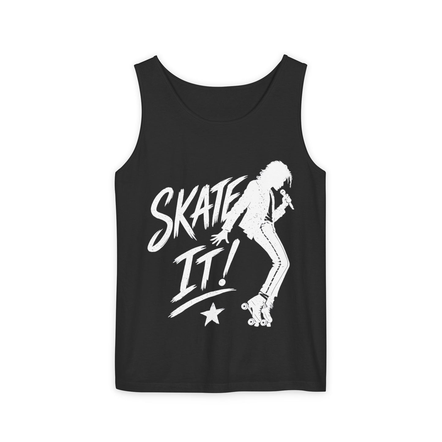 Unisex Tank Top - Skate It – Retro Roller Skating Graphic Tee for Men and Women