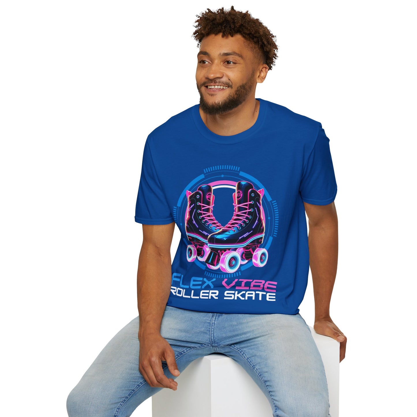 Copy of Adult "Flex Vibe Roller Skate" T-Shirt - Skateland -Indianapolis