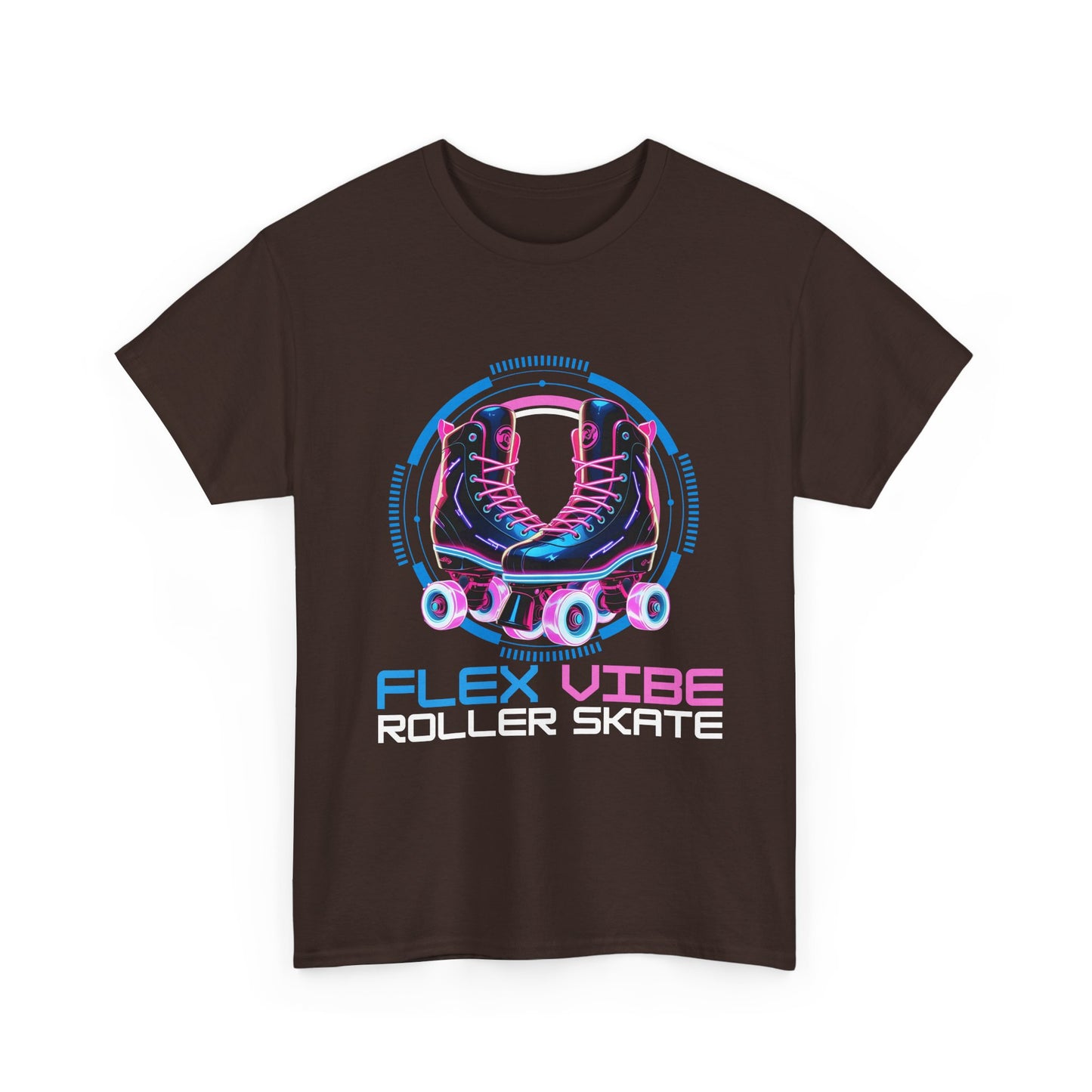 Unisex "Flex Vibe Roller Skate" T-Shirt for Adults