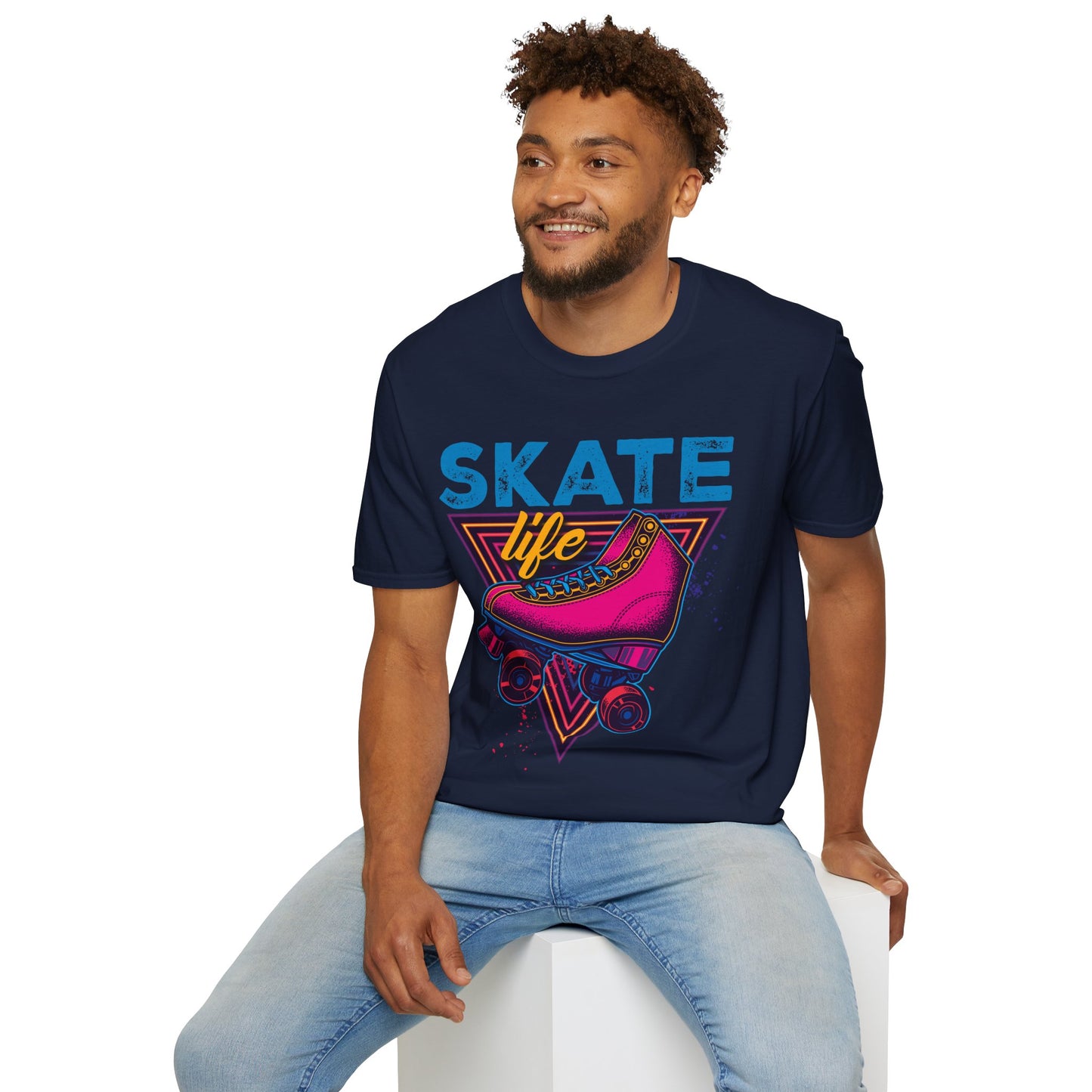 Adult "Skate Life" T-Shirt - Great Skate, Glendale AZ (Pink)