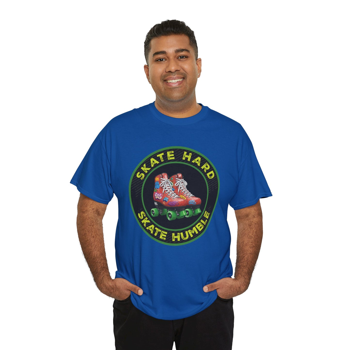 Men's "Skate Hard Skate Humble" Roller Skating T-Shirt