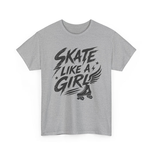 Adult Skate Like a Girl Women's T-Shirt | Roller Skating, Roller Derby Girl & Rink Life Tee