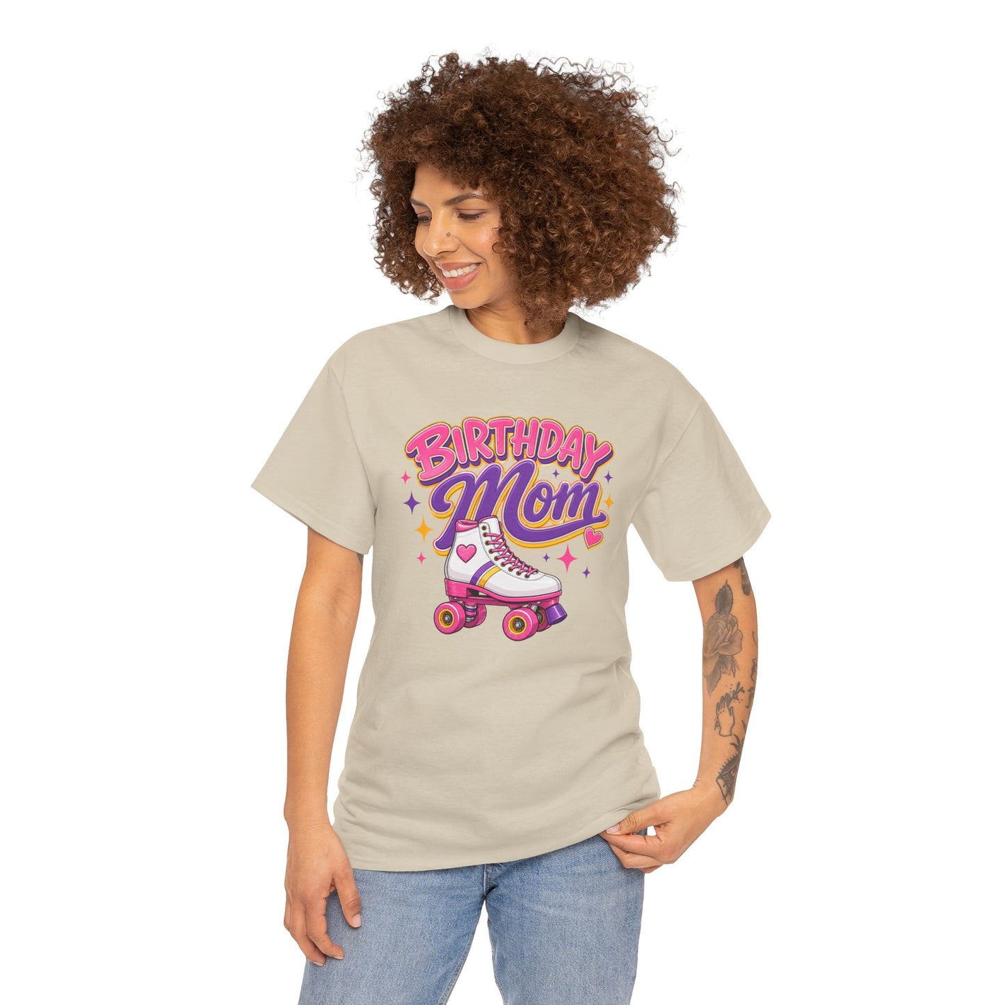 Women's Roller Skating Birthday T-Shirt - Birthday Mom - Retro Skate Tee