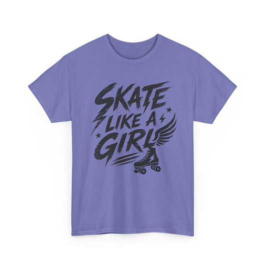 Adult Skate Like a Girl Women's T-Shirt | Roller Skating, Roller Derby Girl & Rink Life Tee