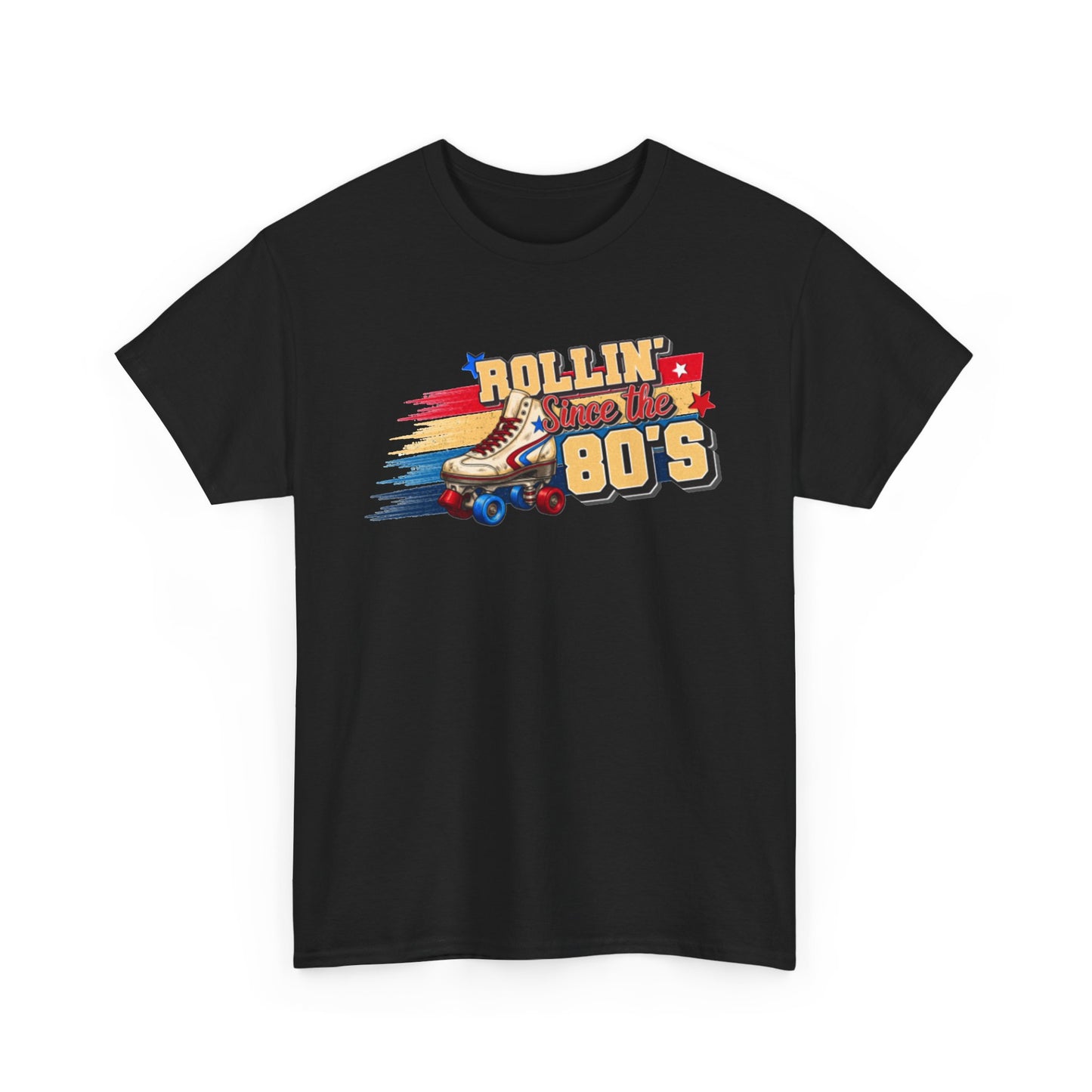 Rollin' Since the 80's - Retro Roller Skating T-Shirt – Vintage Quad Roller Skate Graphic Tee