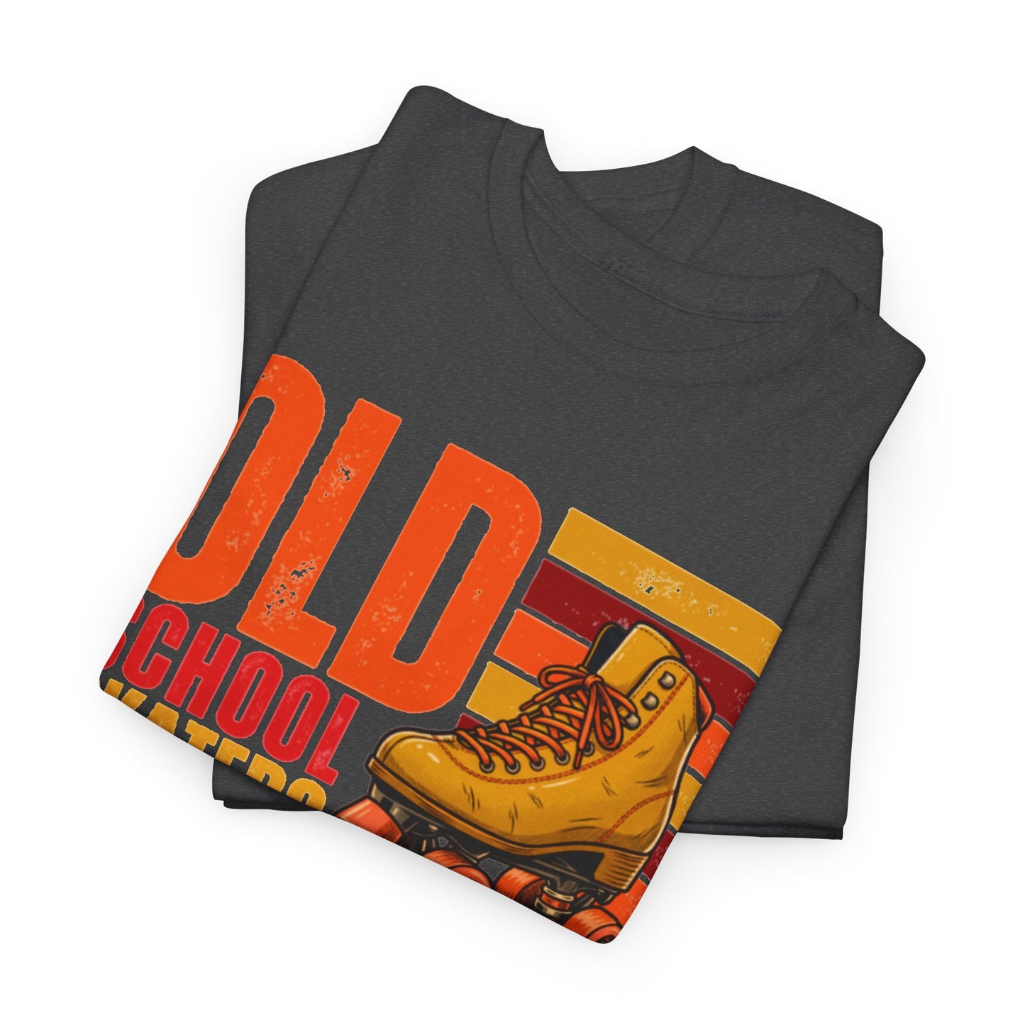 Old School Skaters Retro Roller Skating T-Shirt - Vintage Graphic Tee - 70s 80s Retro Skating Shirt