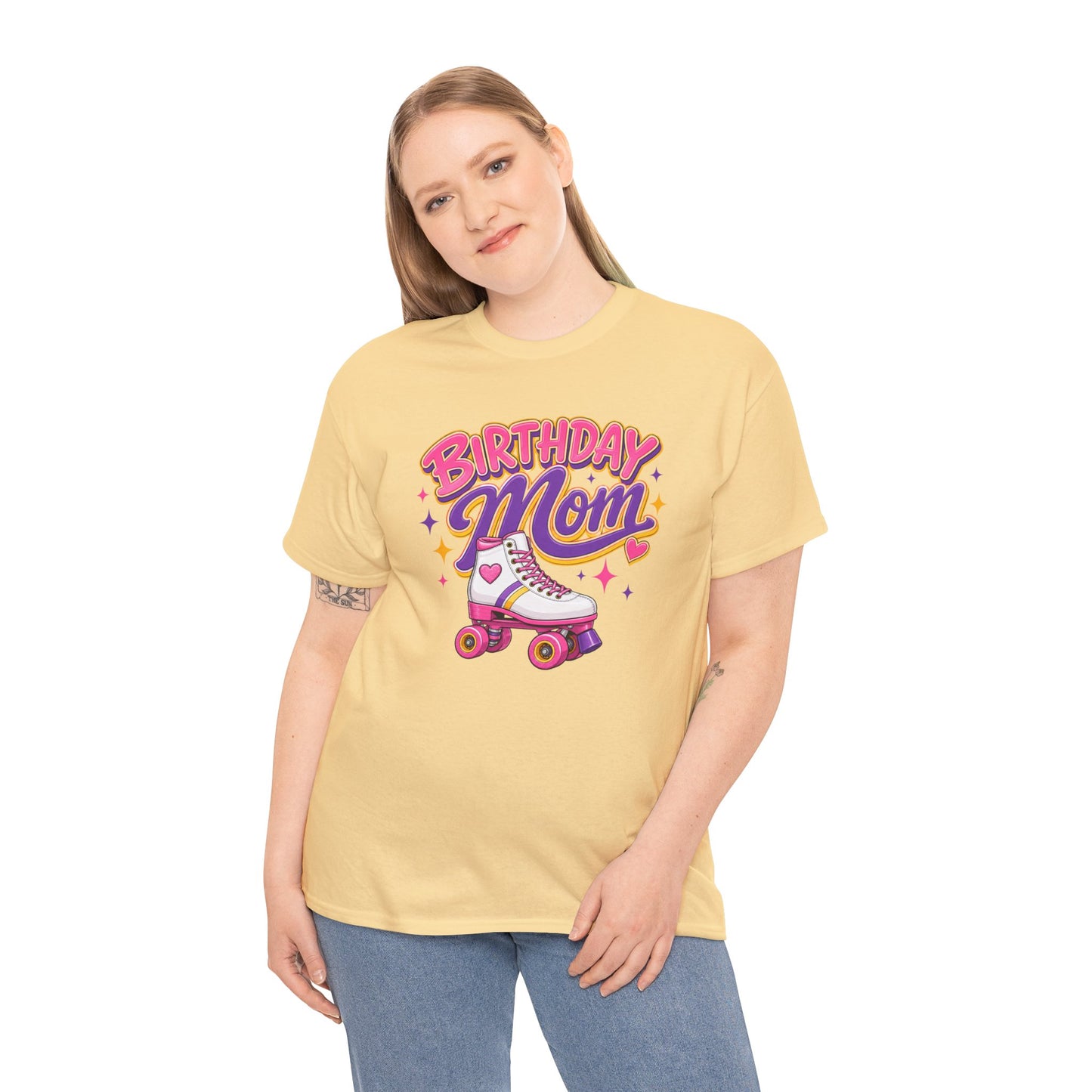 Women's Roller Skating Birthday T-Shirt - Birthday Mom - Retro Skate Tee