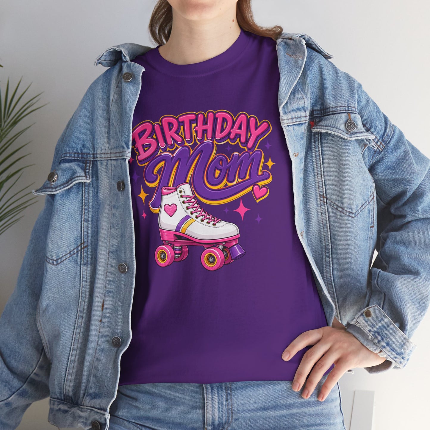 Women's Roller Skating Birthday T-Shirt - Birthday Mom - Retro Skate Tee