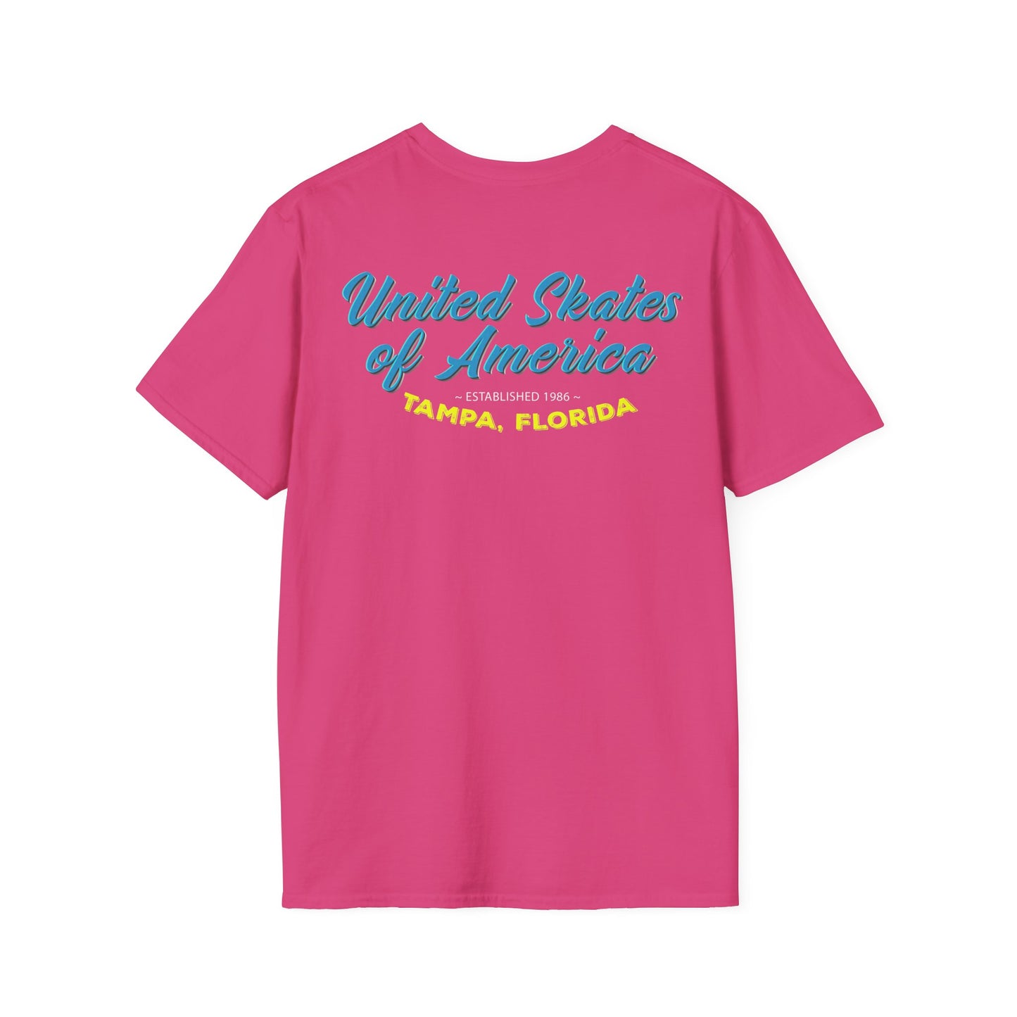 Adult "Skate Life" T-Shirt - United Skates of America - Tampa (Blue)