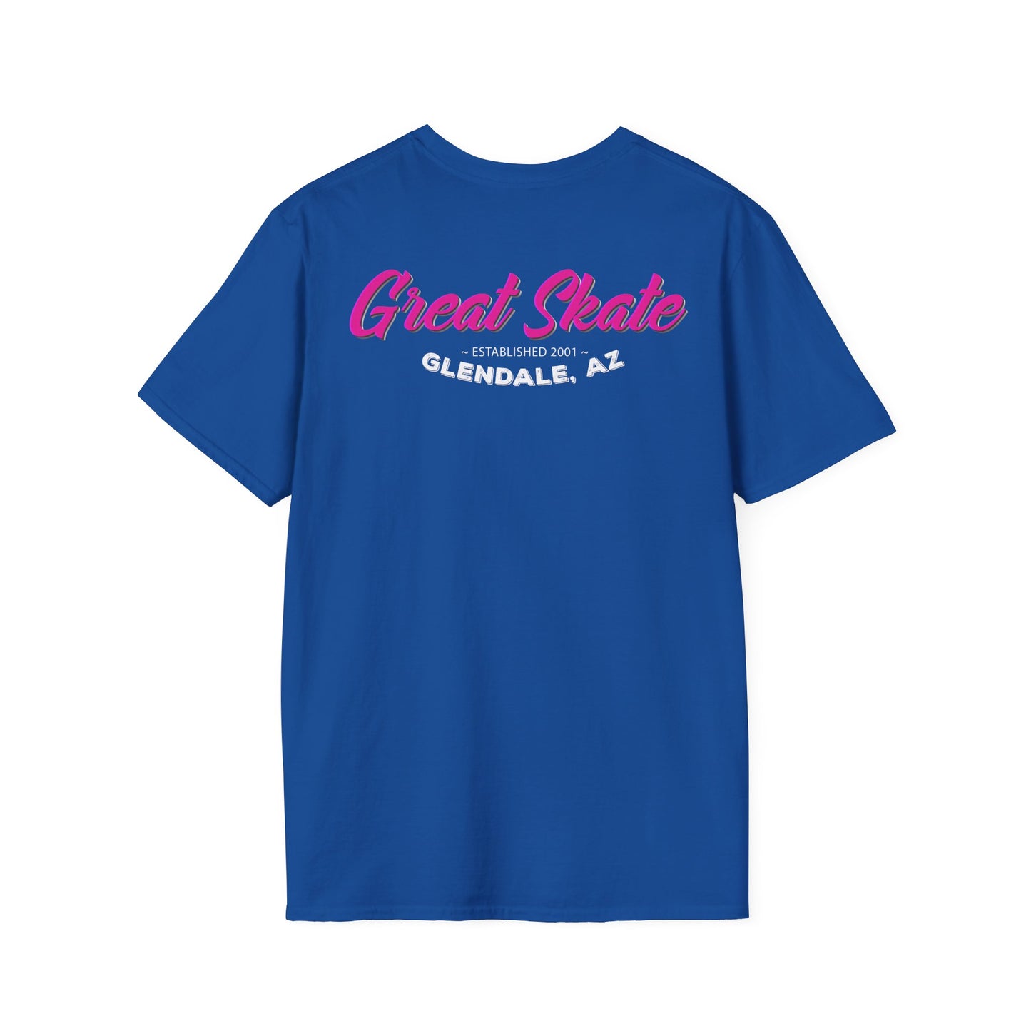 Adult "Flex Vibe Roller Skate" T-Shirt - Great Skate Glendale, AZ