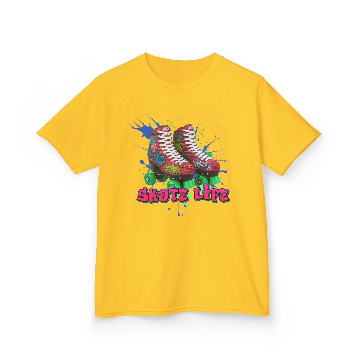 Kid's Roller Skating T-Shirt - Skate Life - Graphic Tee for Boys and Girls