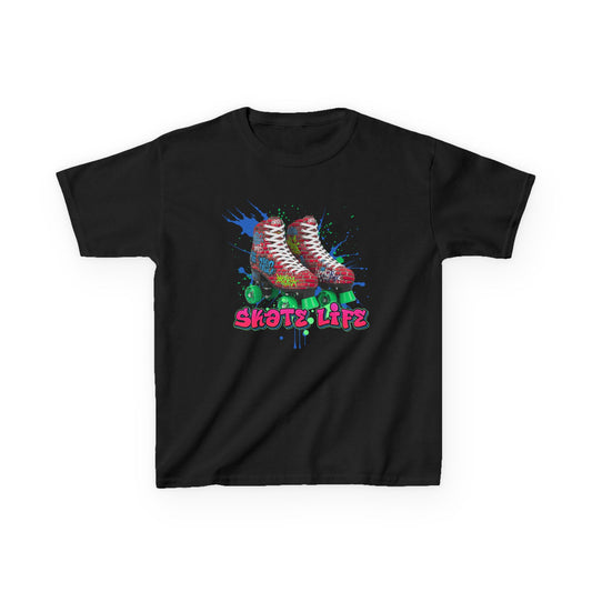 Kid's Roller Skating T-Shirt - Skate Life - Graphic Tee for Boys and Girls